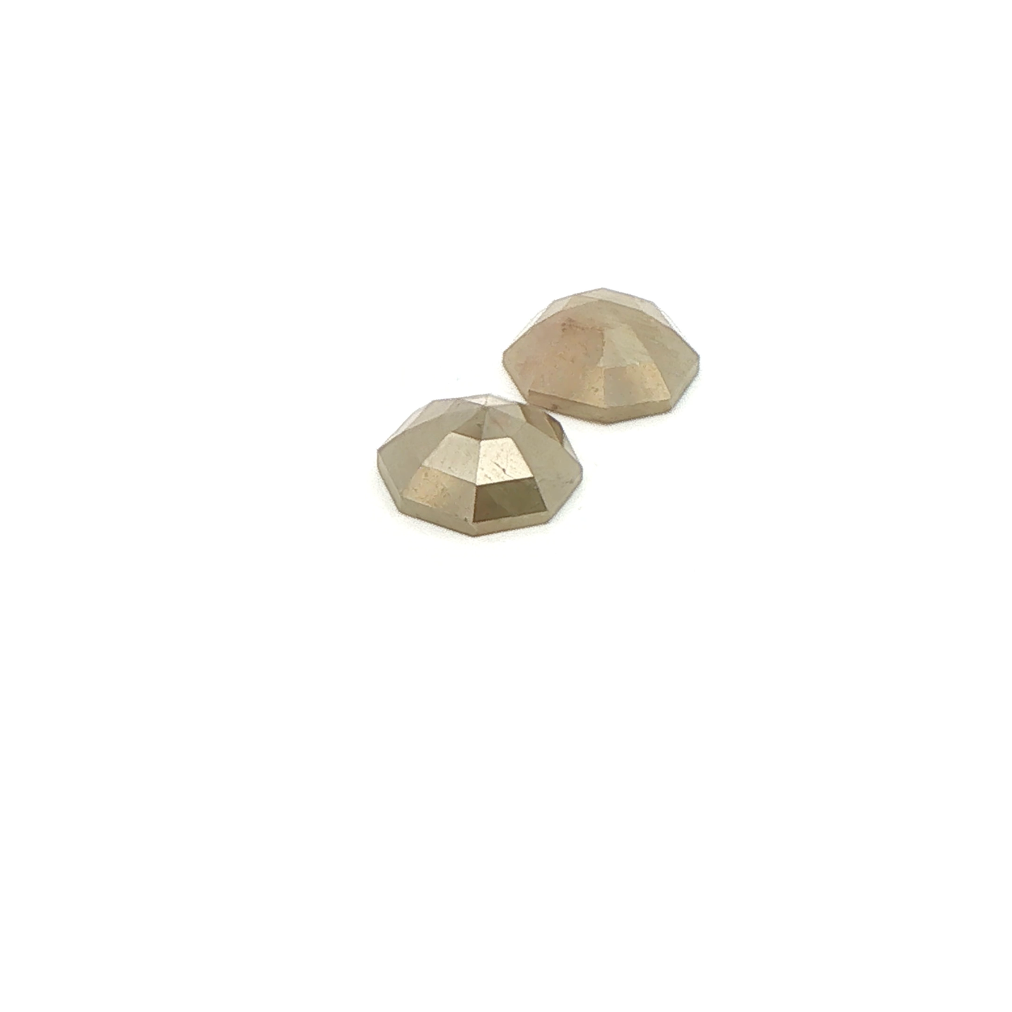 Grey Hexagon Diamond Pair 2.839ct