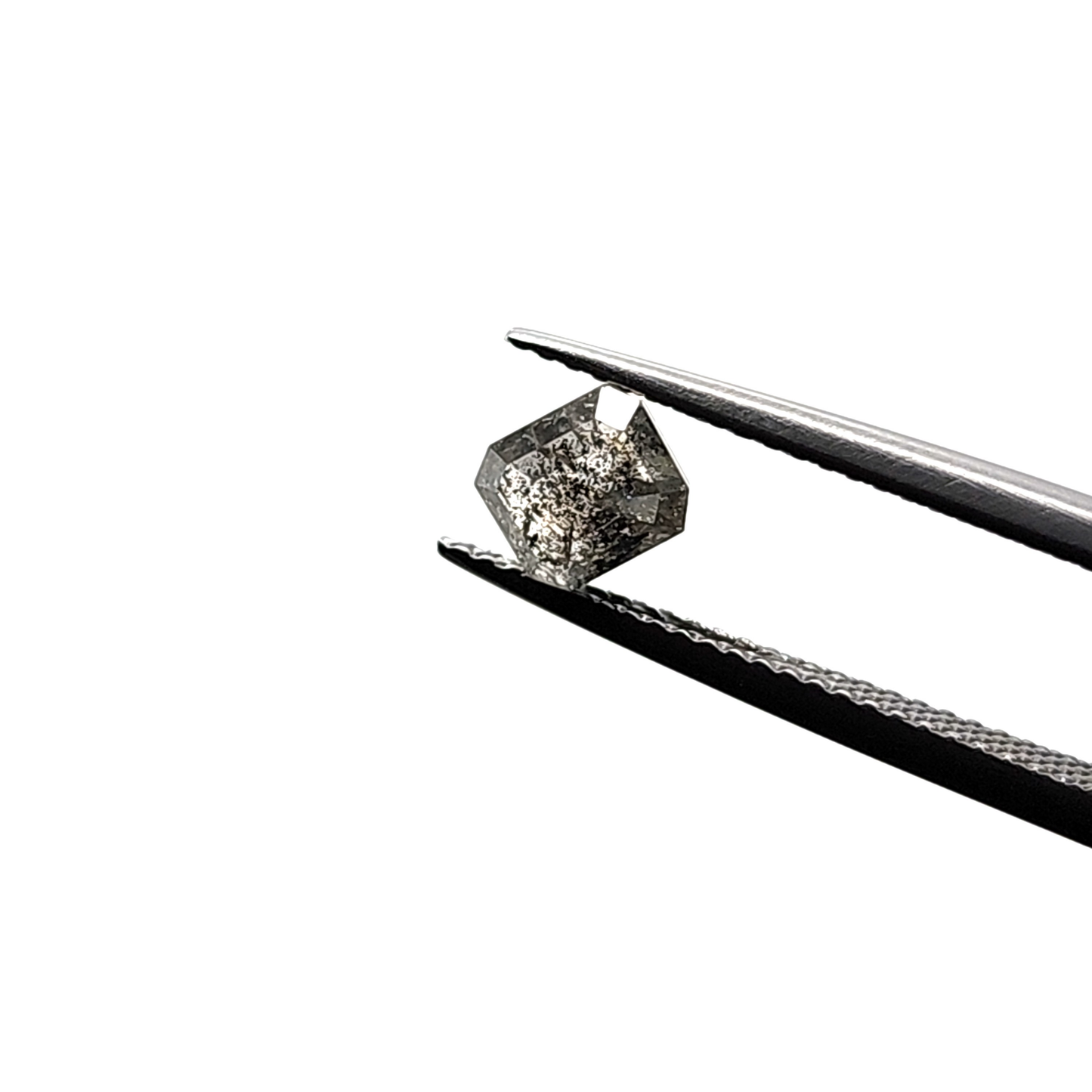 Salt & Pepper Diamond Octagon 1.007ct