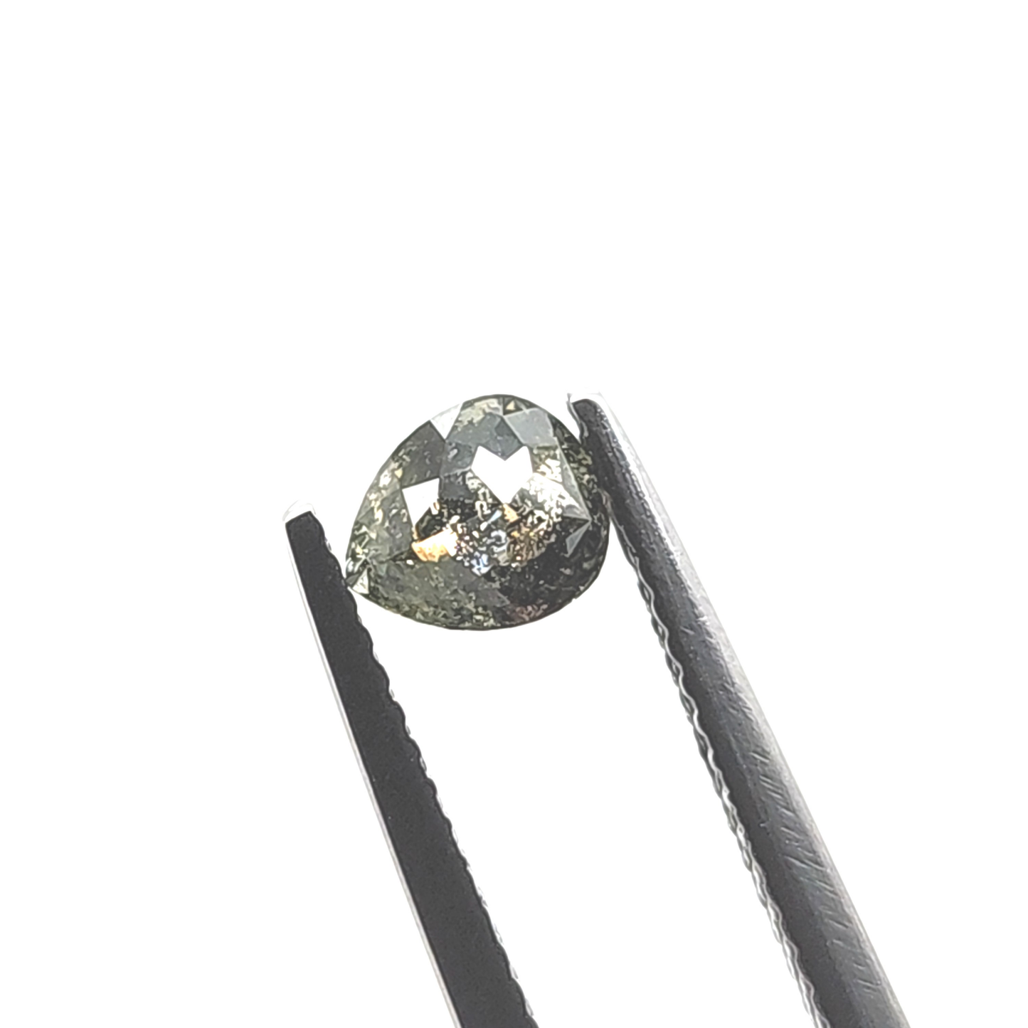 Salt & Pepper Diamond Pear 0.728ct