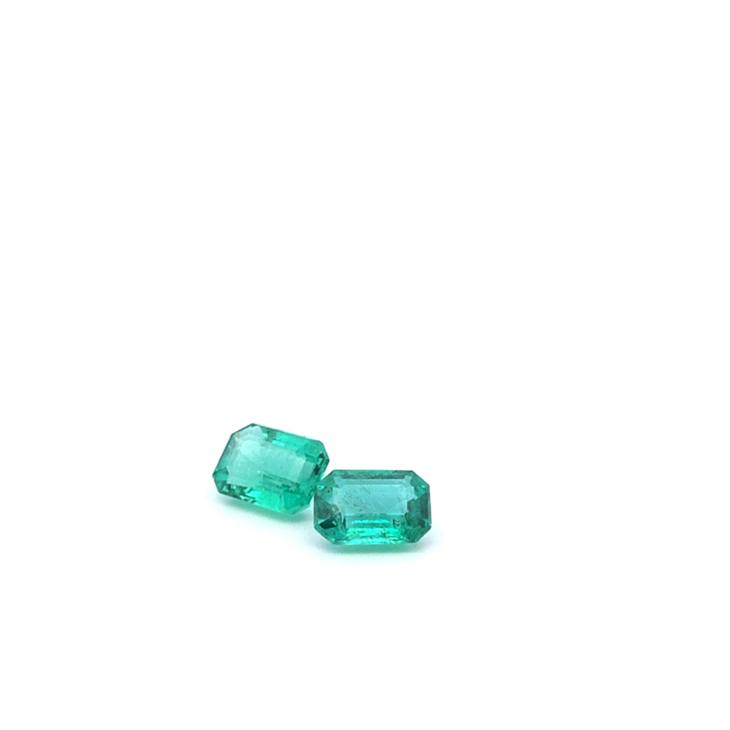 Emerald Octagon Pair 1.929ct