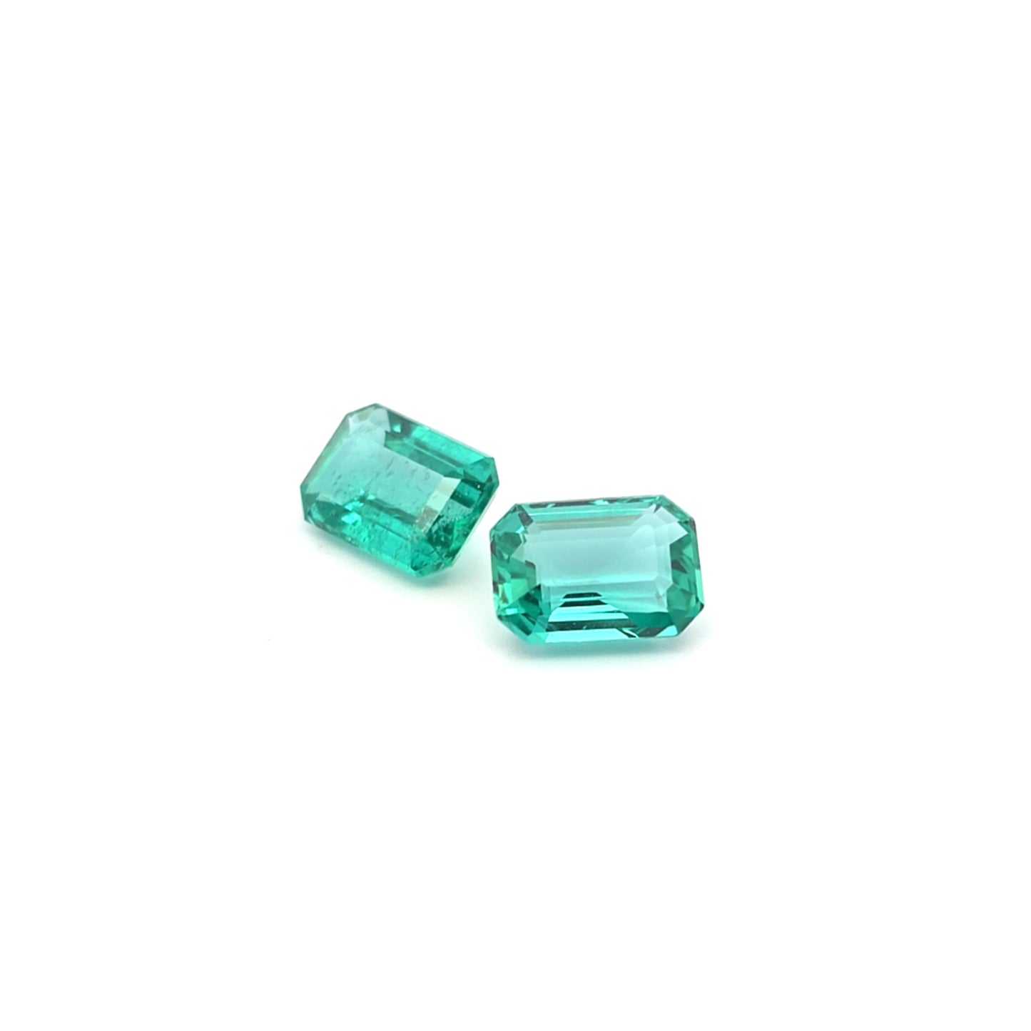 Emerald Octagon Pair 1.759ct