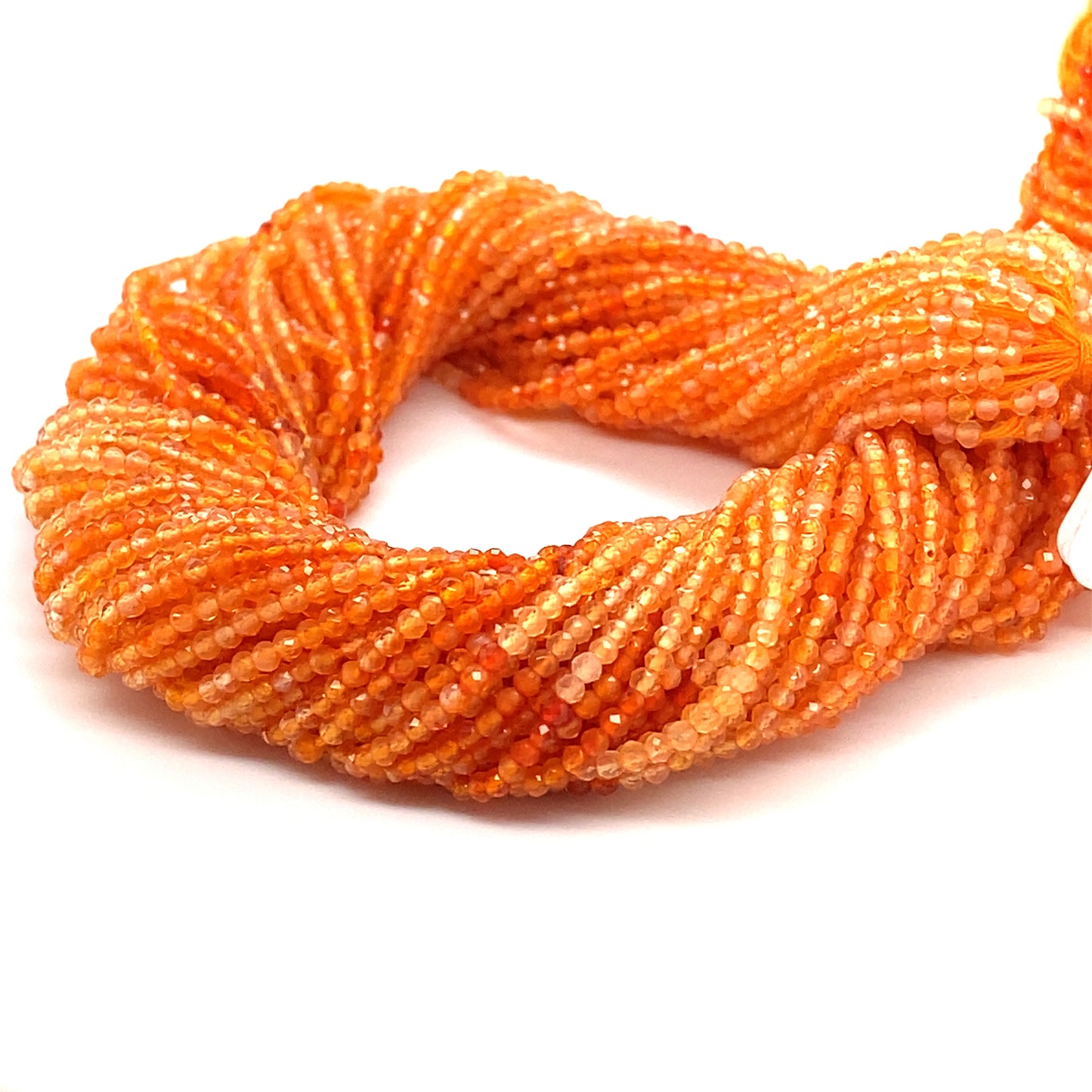 Carnelian Facet Beads