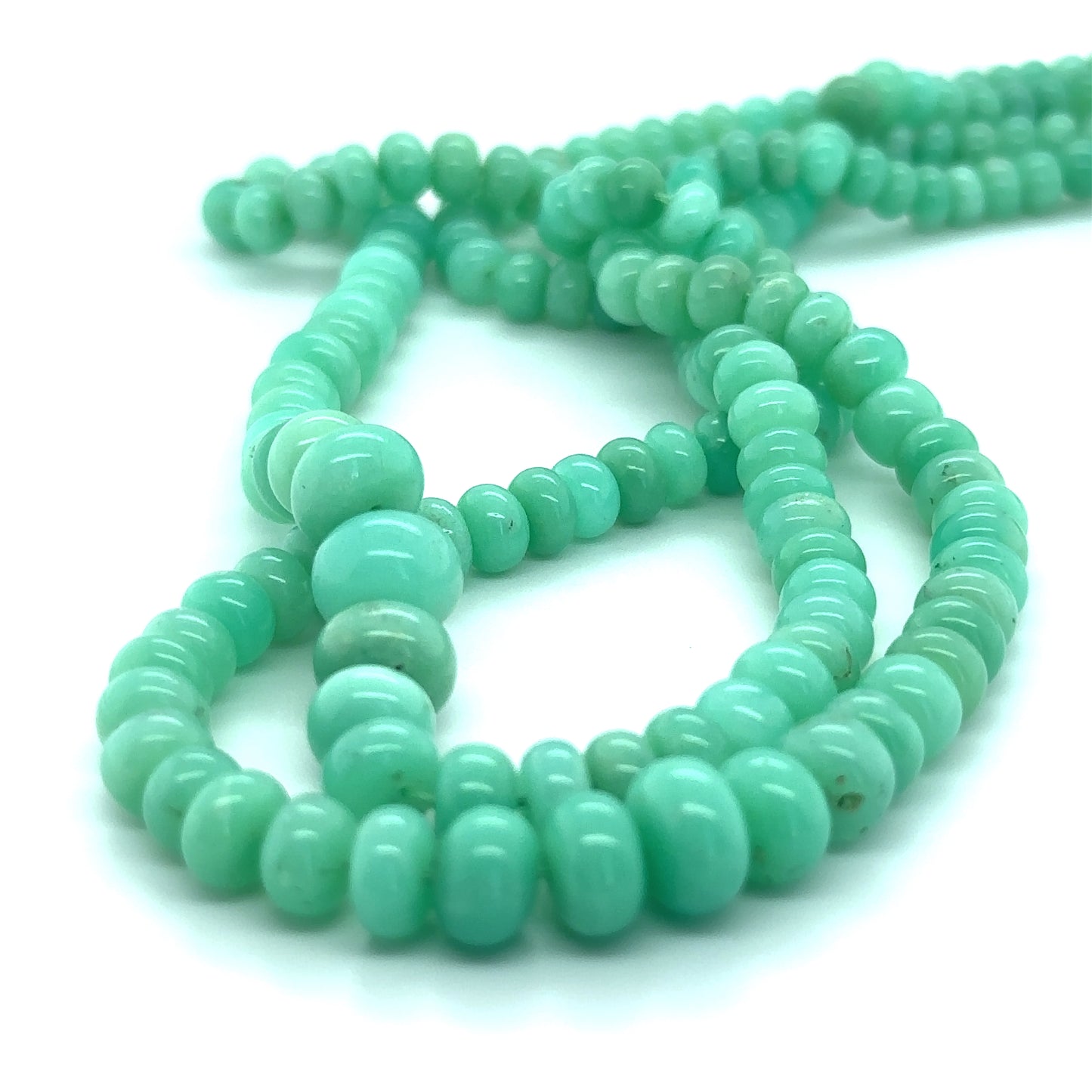 Chrysoprase Polished Beads