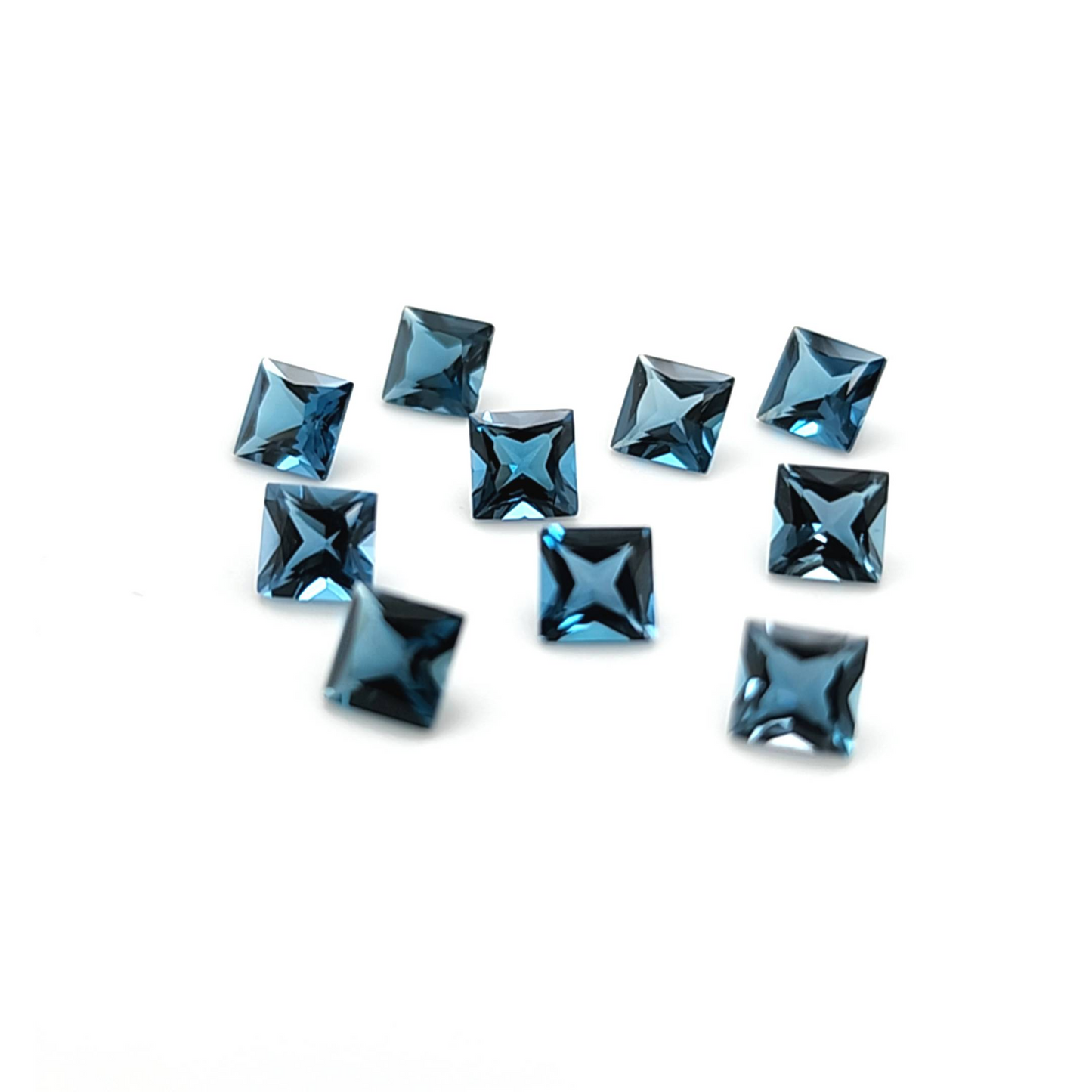 London Blue Topaz Squares Price List
