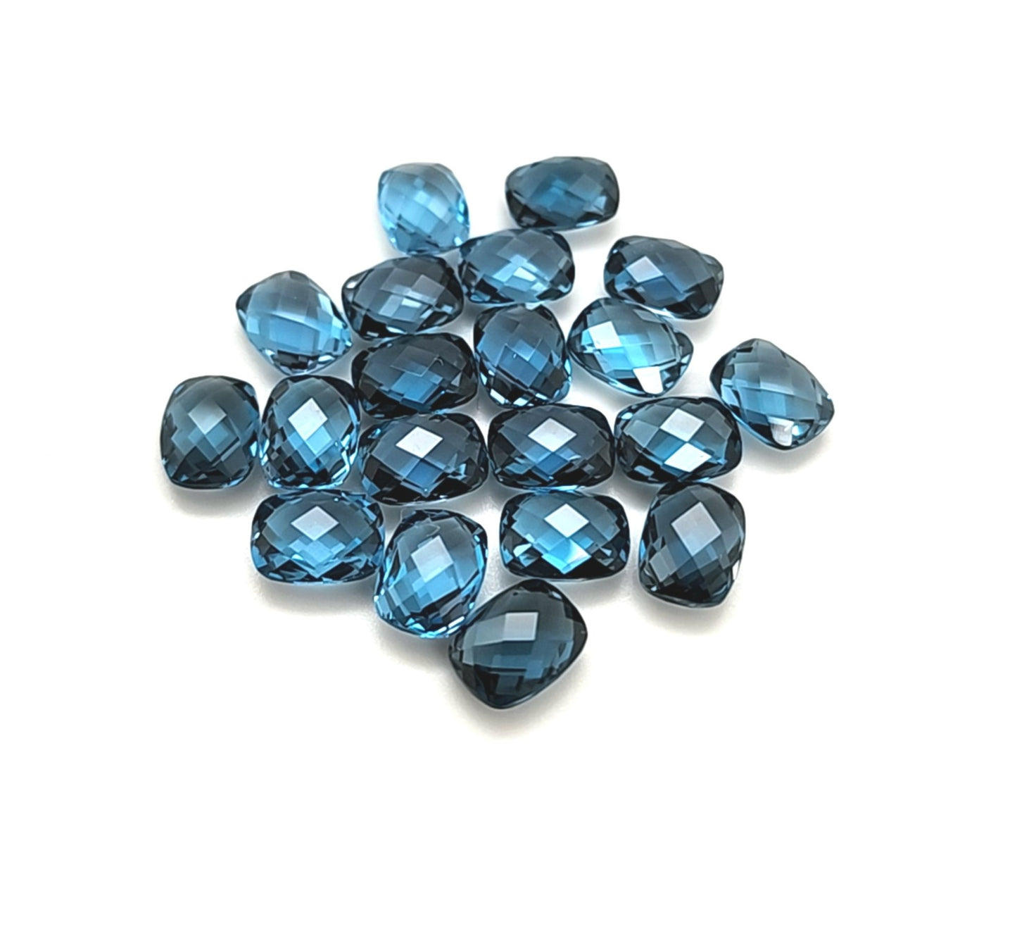 London Blue Topaz Rectangular Cushion Pillowcut Price List