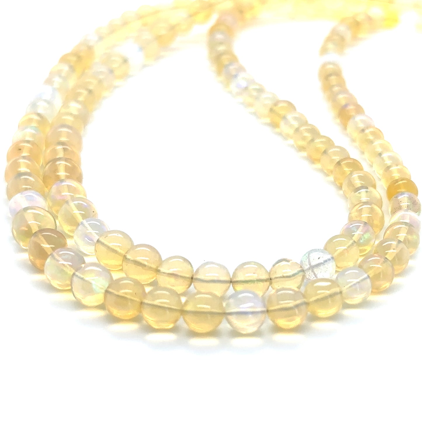 Opal Round Polished Beads