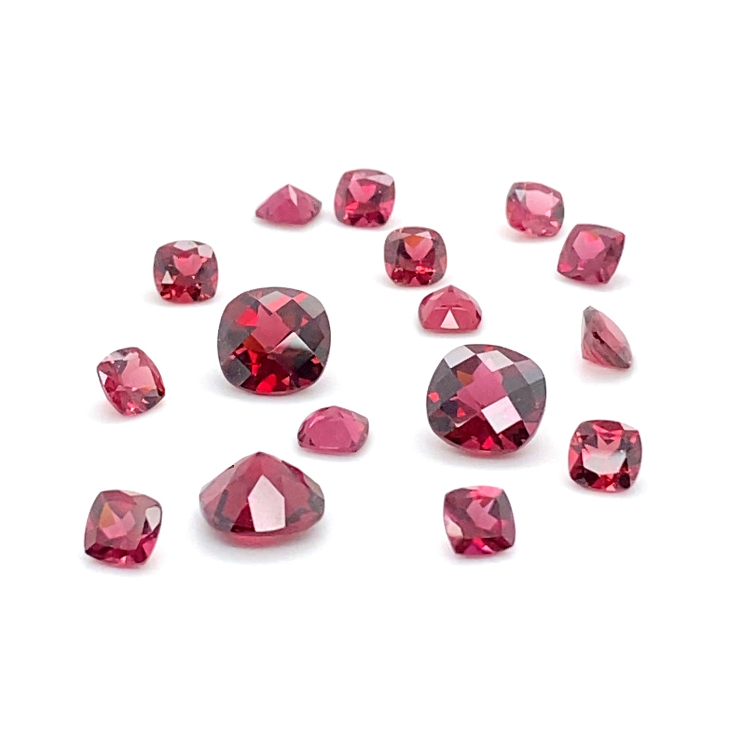 Rhodolite Square Cushion Price List