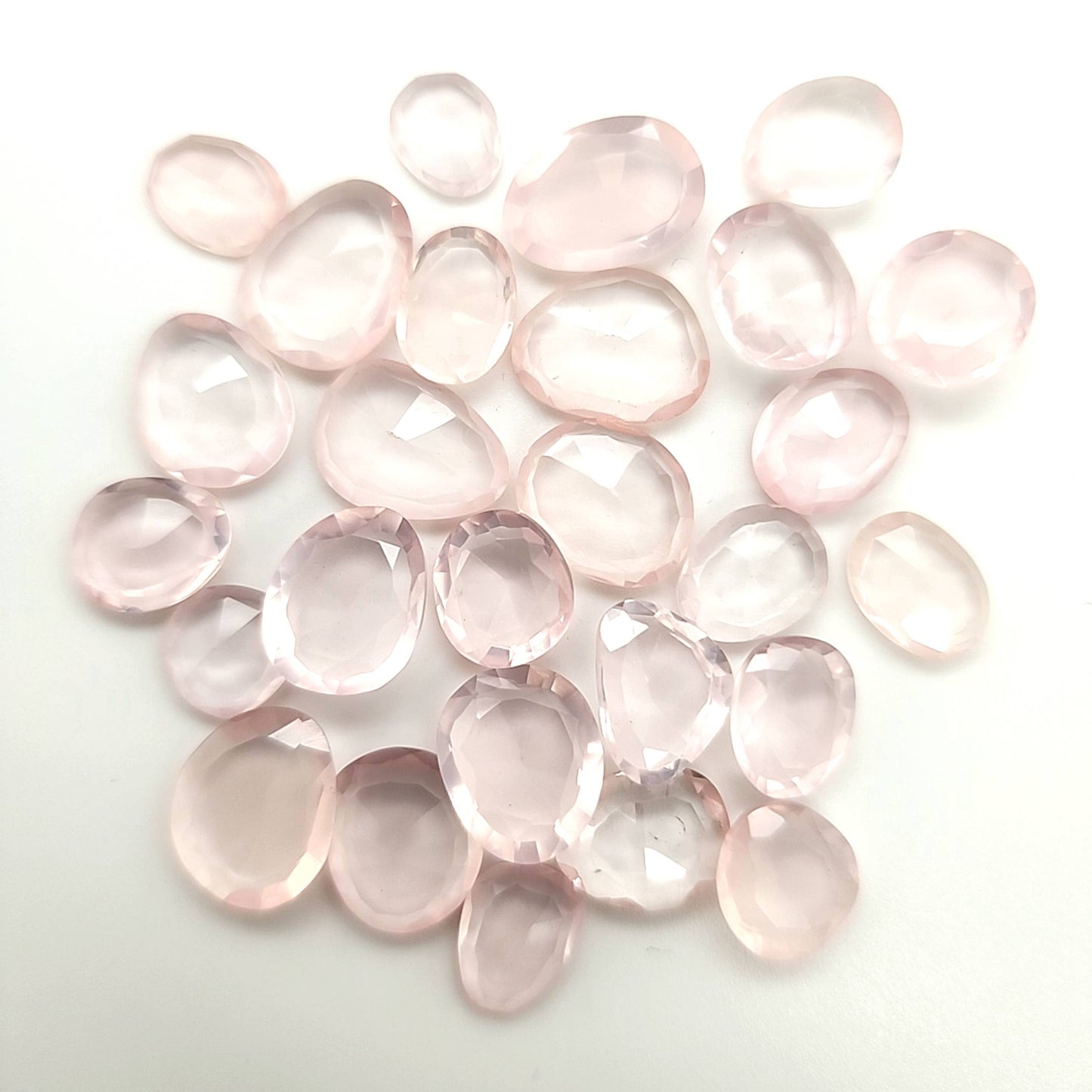 Rose Quartz Flat Cut