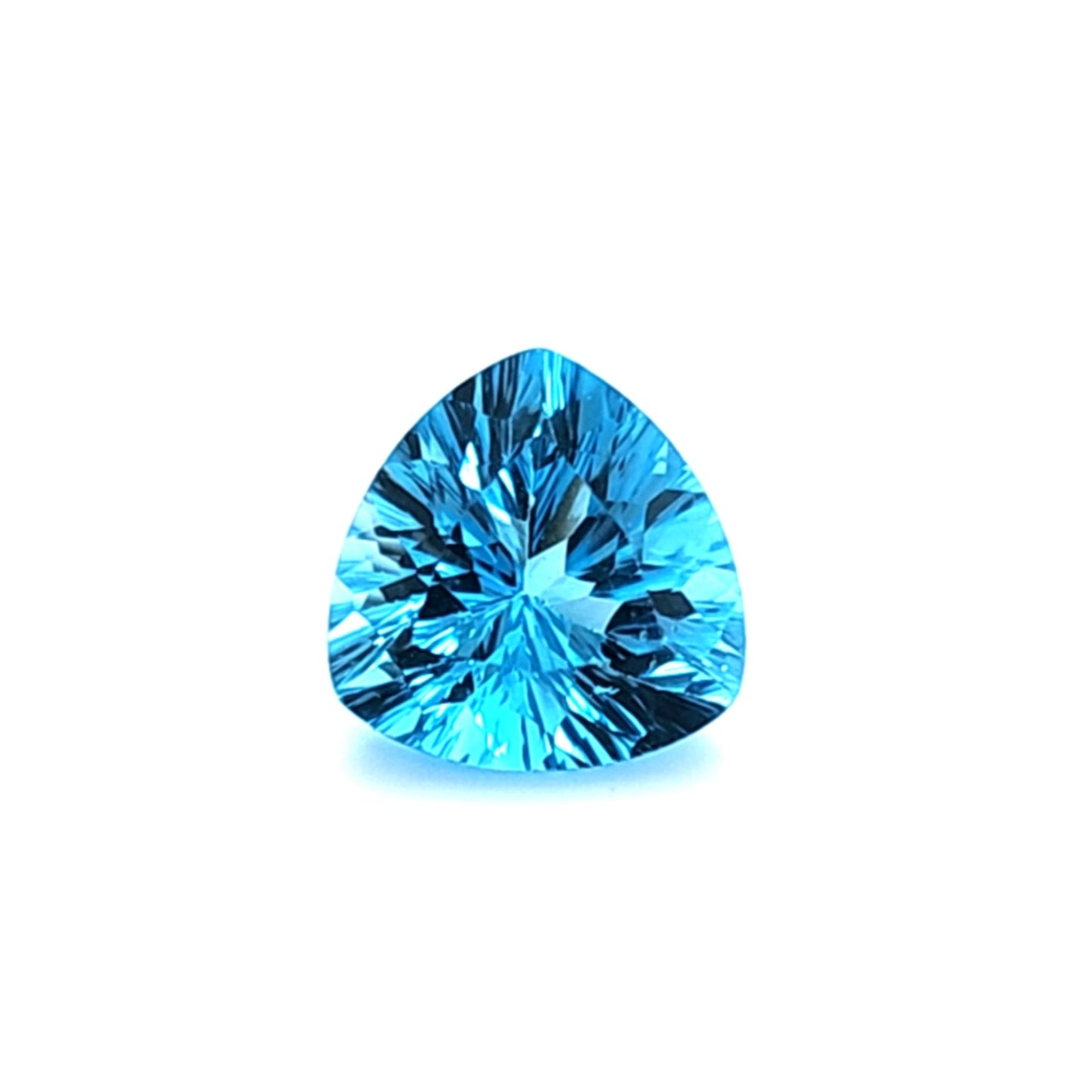 Swiss Blue Topaz Trilliant Concave Price List