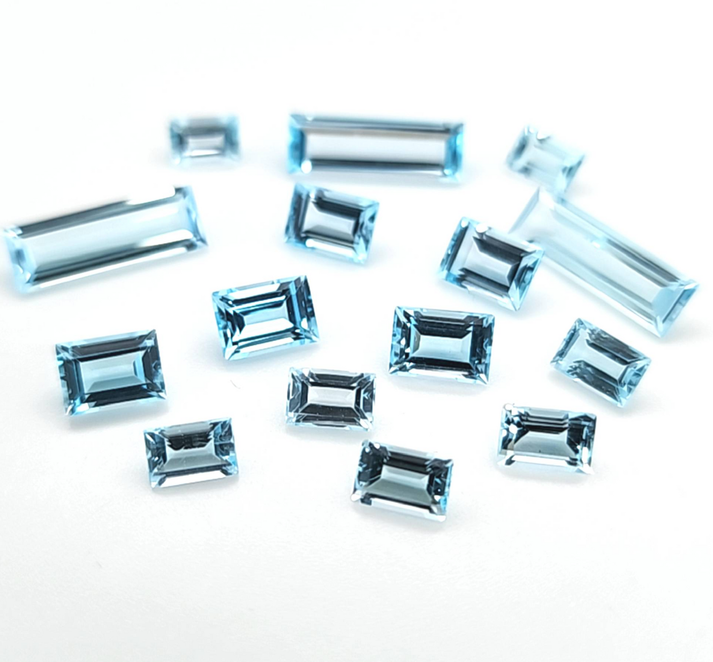 Sky Blue Topaz Baguettes Price List