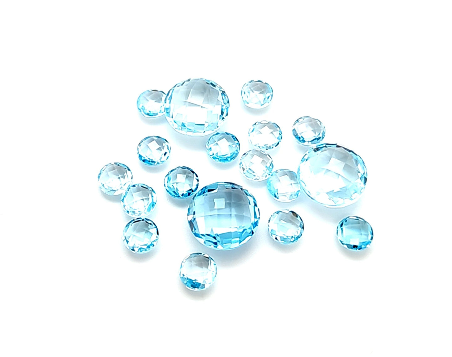 Sky Blue Topaz Round Pillowcut Price List