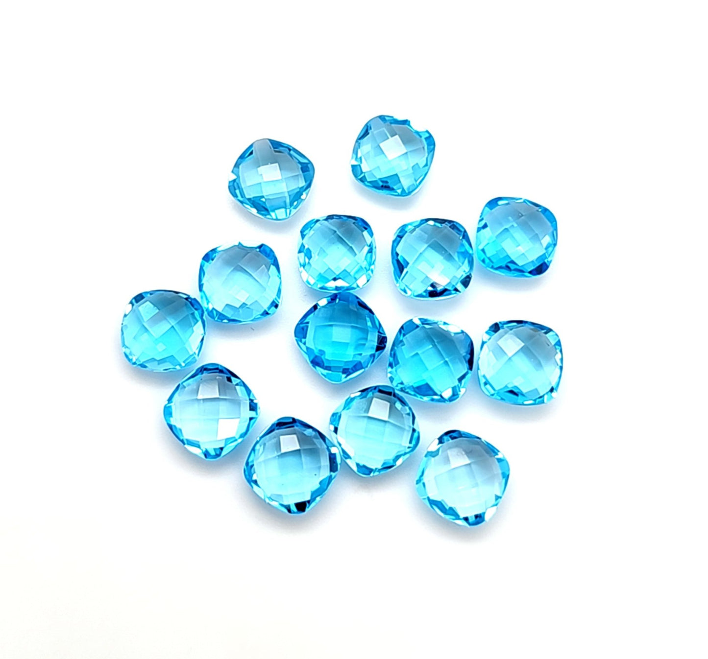 Swiss Blue Topaz Cushion Pillowcut Price List