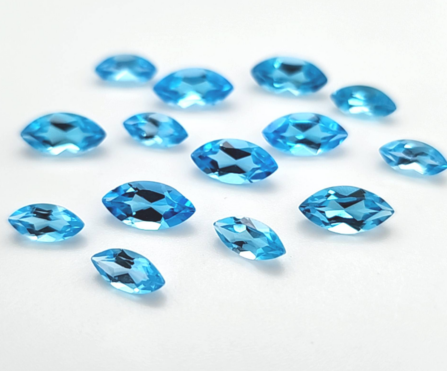 Swiss Blue Topaz Marquise Price List