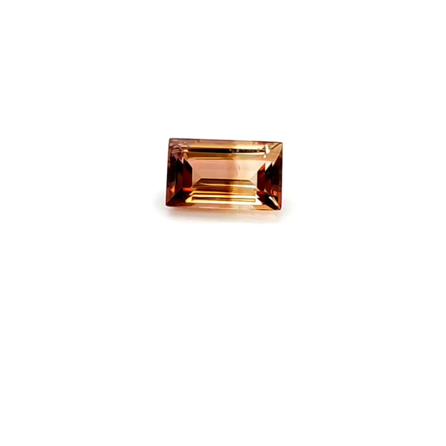 Bi-Colour Tourmaline Baguette 2.921ct