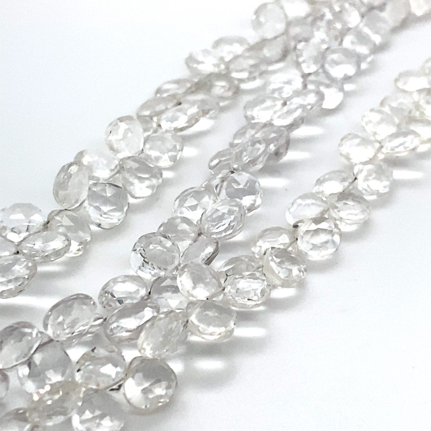 Quartz Badam Beads