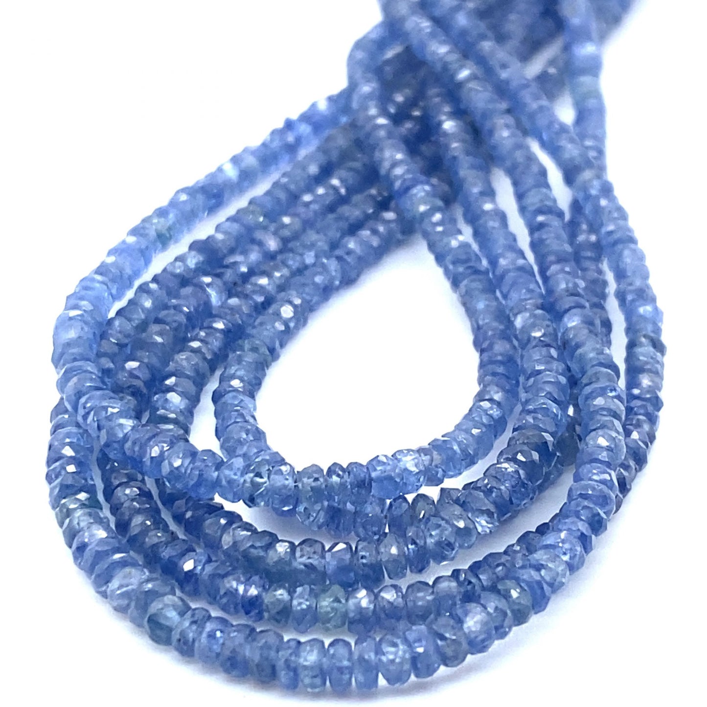 Sapphire Blue Facet Beads