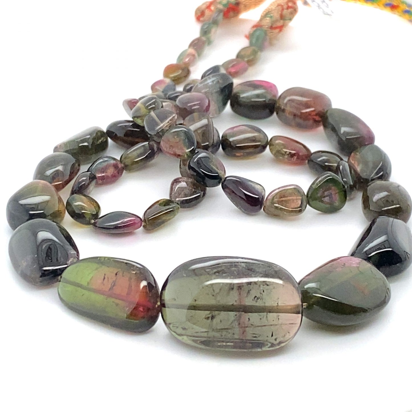 Tourmaline Pebble Beads