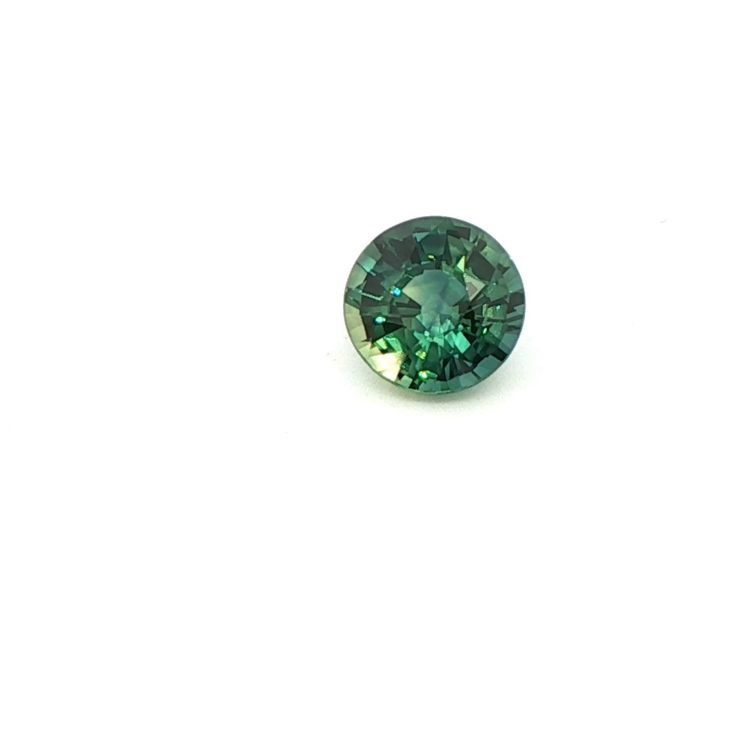 Sapphire Peacock Round 1.857ct