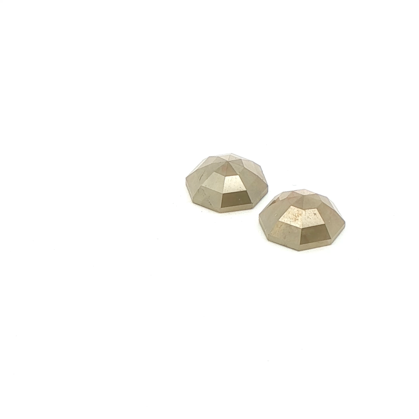Grey Hexagon Diamond Pair 2.839ct