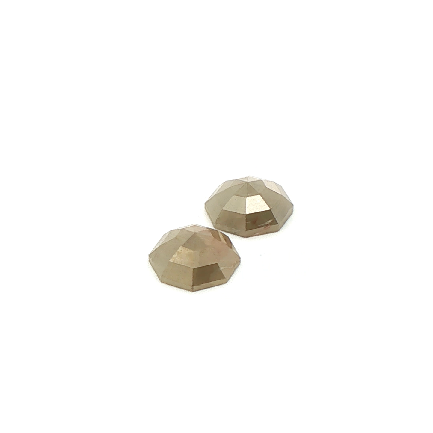 Grey Hexagon Diamond Pair 2.839ct