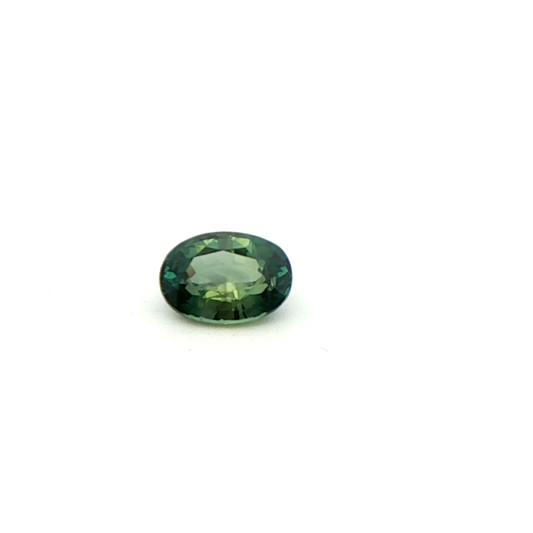 Sapphire Peacock Oval 0.974ct