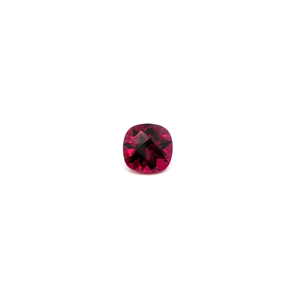 Rhodolite Checkerboard Square Cushion 3.64ct