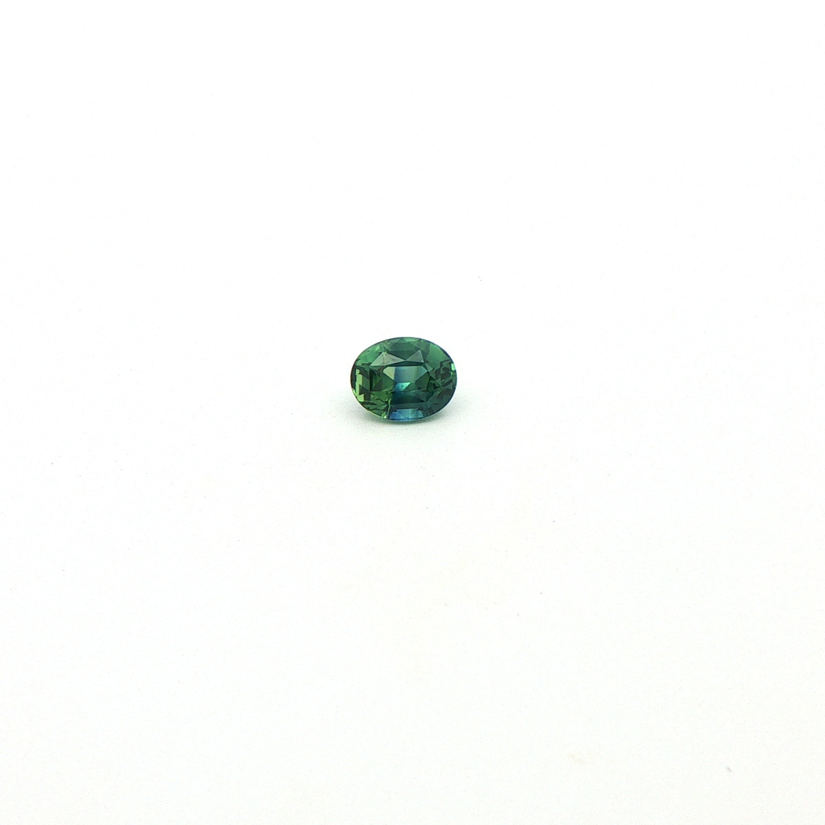 Peacock Sapphire Oval 1.079ct