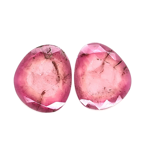 Bi-Colour Tourmaline Fancy Rosecut 35.912ct
