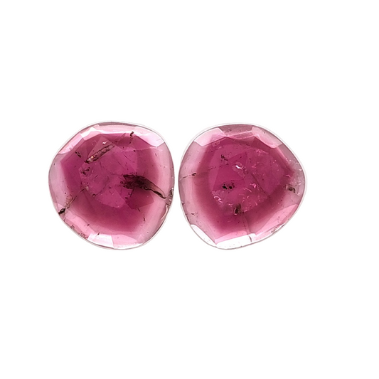 Bi-Colour Tourmaline Fancy Rosecut 23.51ct