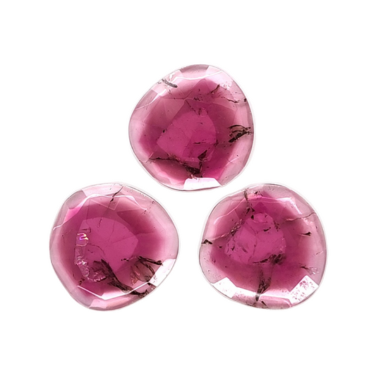 Bi-Colour Tourmaline Fancy Rosecut 33.467ct