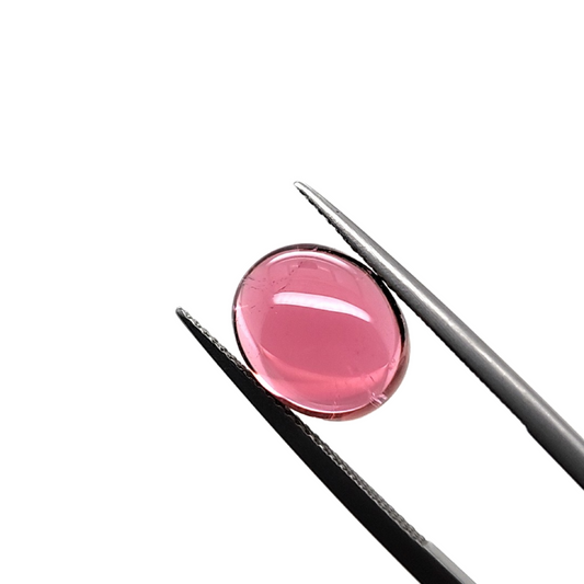 Pink Tourmaline Oval Cab 7.045ct