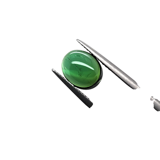 Green Tourmaline Oval Cab 2.872ct