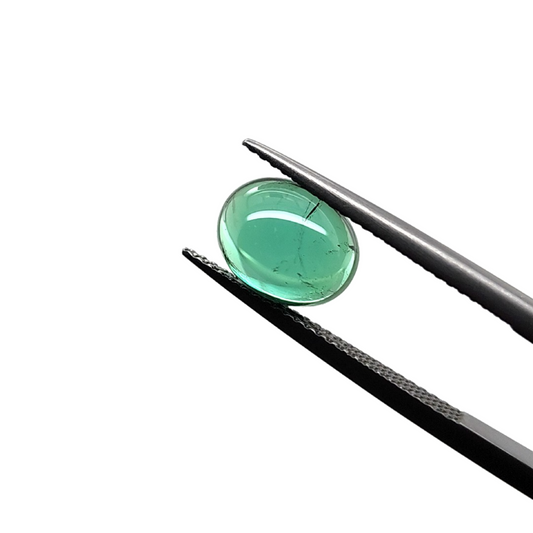 Green Tourmaline Oval Cab 3.263ct