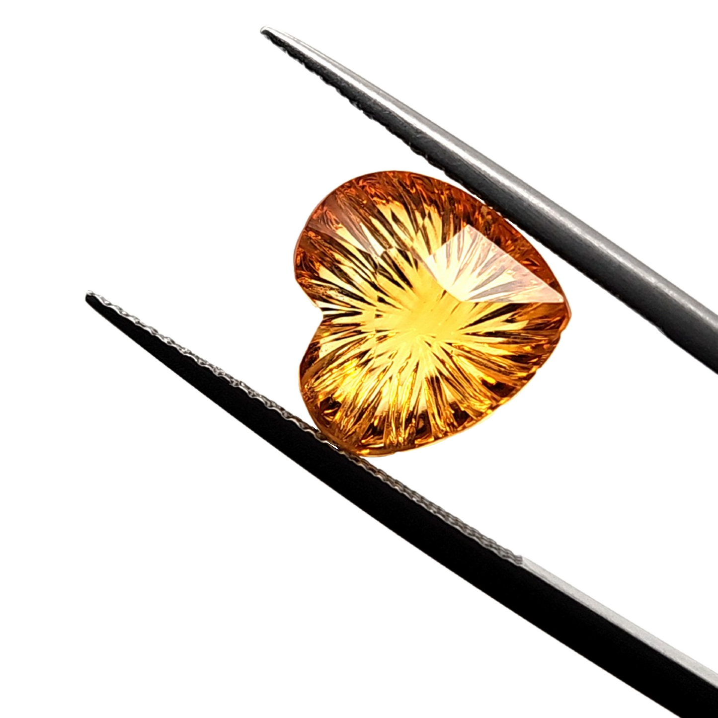 Citrine Heart Carving 6.86ct