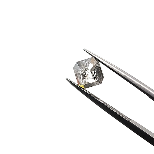 Salt & Pepper Diamond Octagon 1.838ct