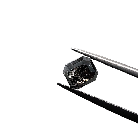 Salt & Pepper Diamond Octagon 1.508ct