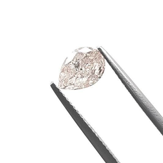 Salt & Pepper Diamond Pear 1.19ct