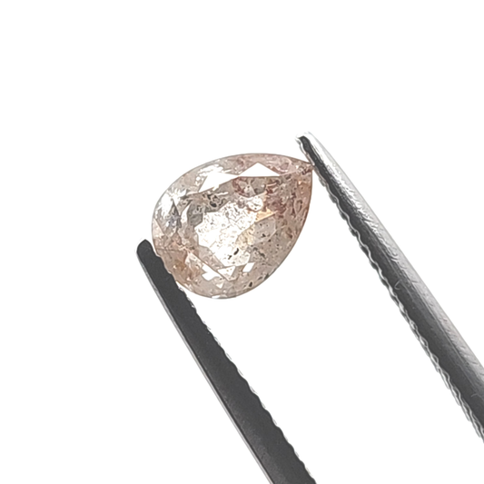 Salt & Pepper Diamond Pear 1.246ct