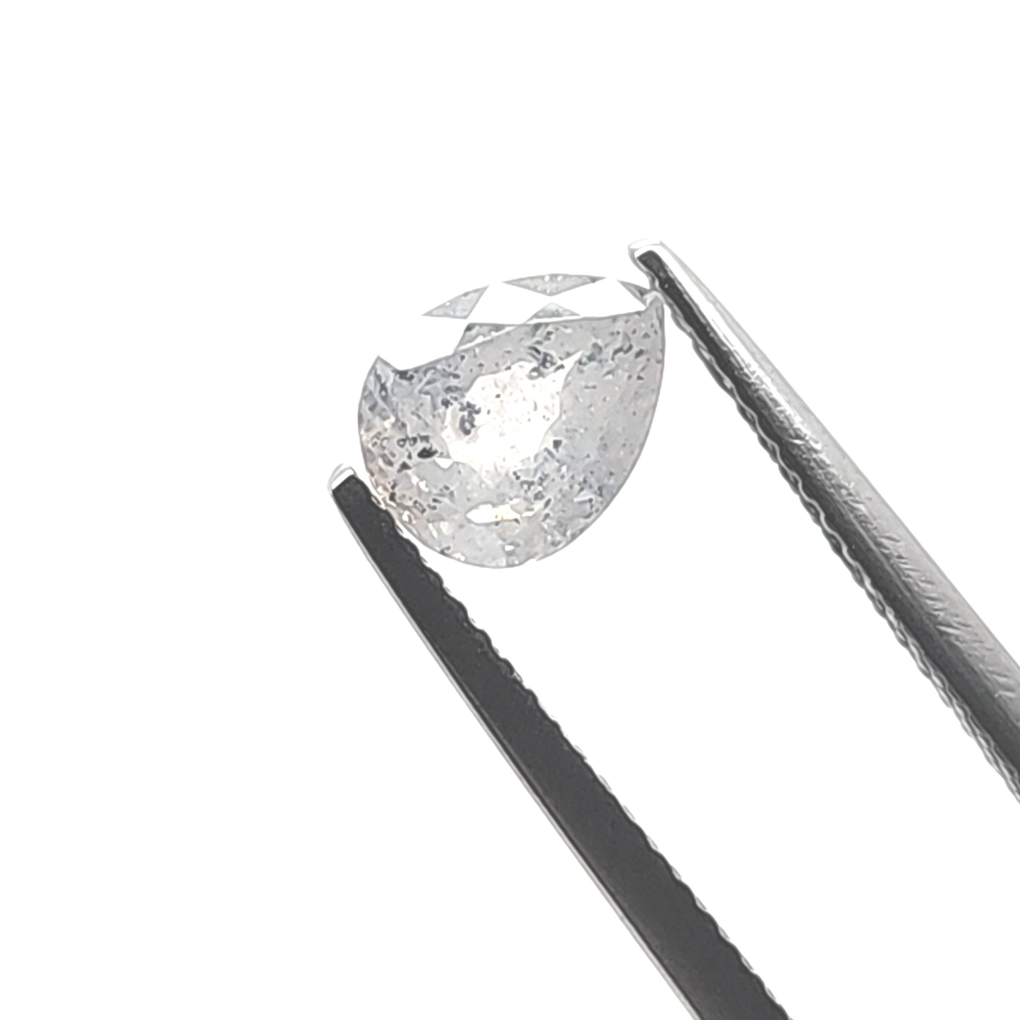 Salt & Pepper Diamond Pear 1.321ct