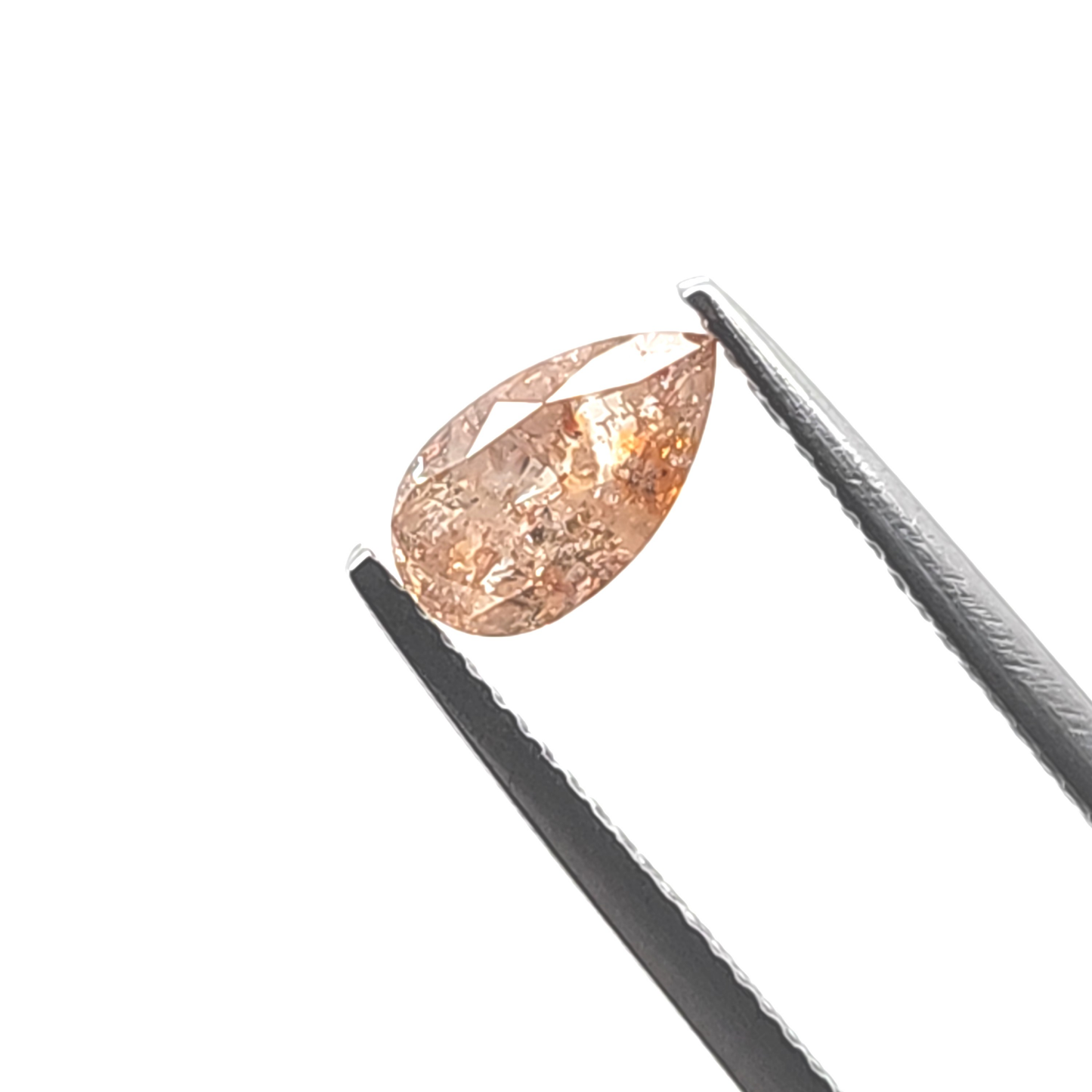 Salt & Pepper Diamond Pear 1.176ct