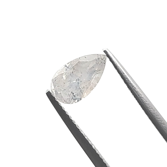 Salt & Pepper Diamond Pear 1.528ct