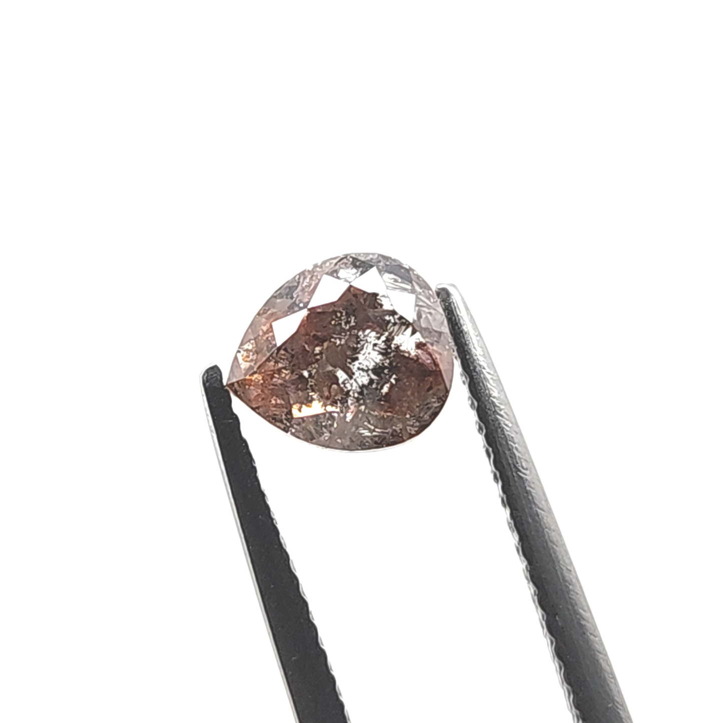 Salt & Pepper Diamond Pear 1.312ct