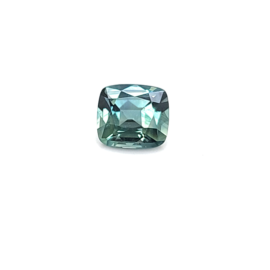 Peacock Sapphire Rect Cushion 1.659ct