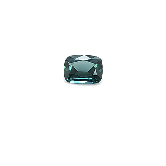 Peacock Sapphire Rect Cushion 0.836ct