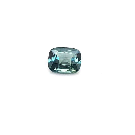 Peacock Sapphire Rect Cushion 1.251ct