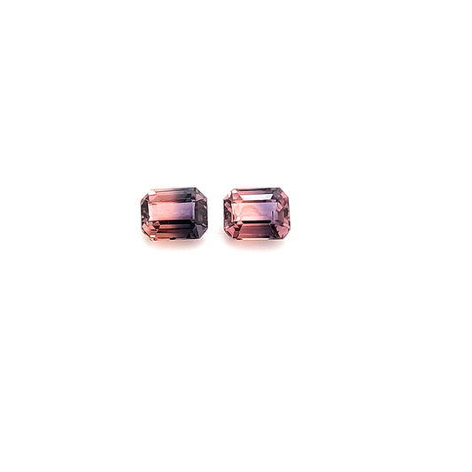 Bi-Colour Sapphire Octagon 1.074ct