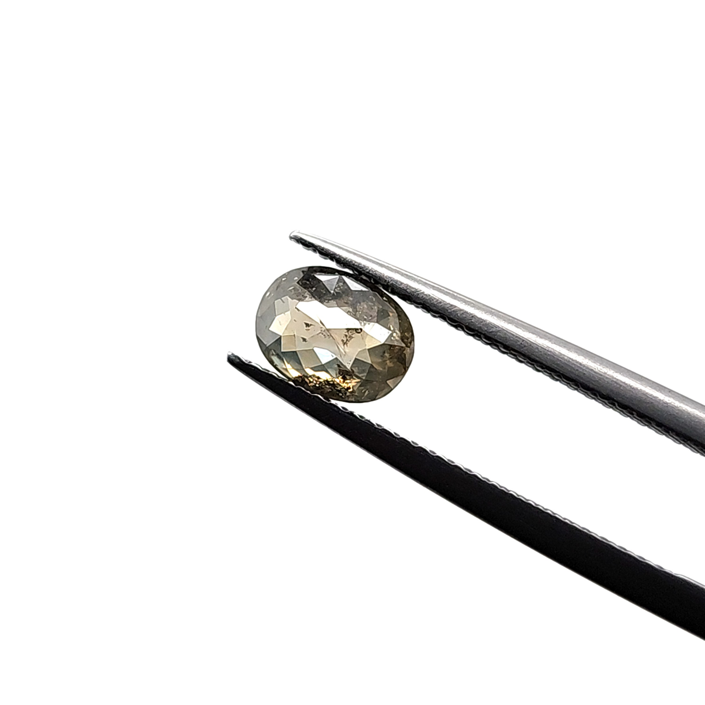 Salt & Pepper Diamond Oval 1.153ct