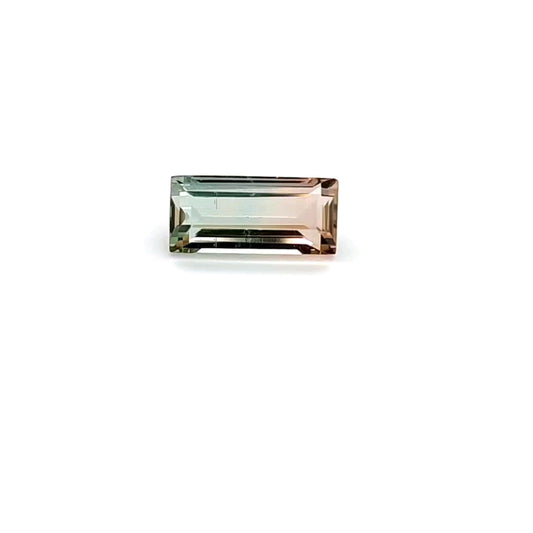 Bi-Color Tourmaline Baguette 5.673ct