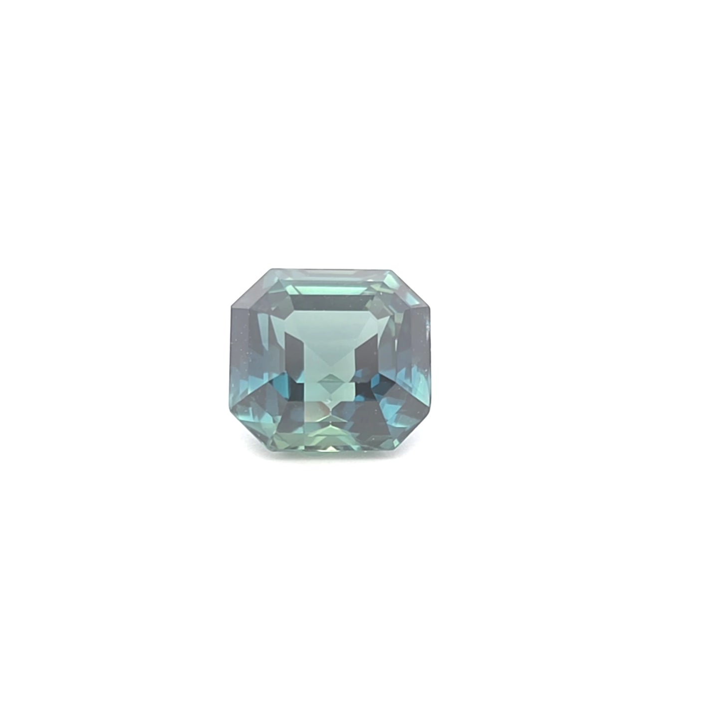 Sapphire Peacock Octagon 3.122ct