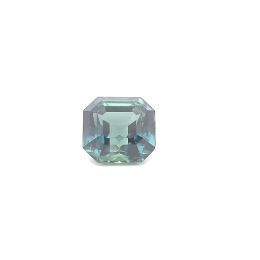 Sapphire Peacock Octagon 3.122ct